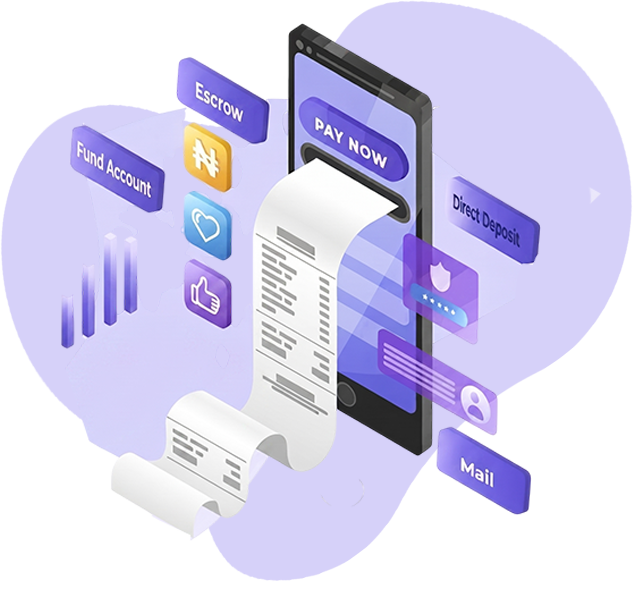 HarrenaPay escrow payment flow illustration